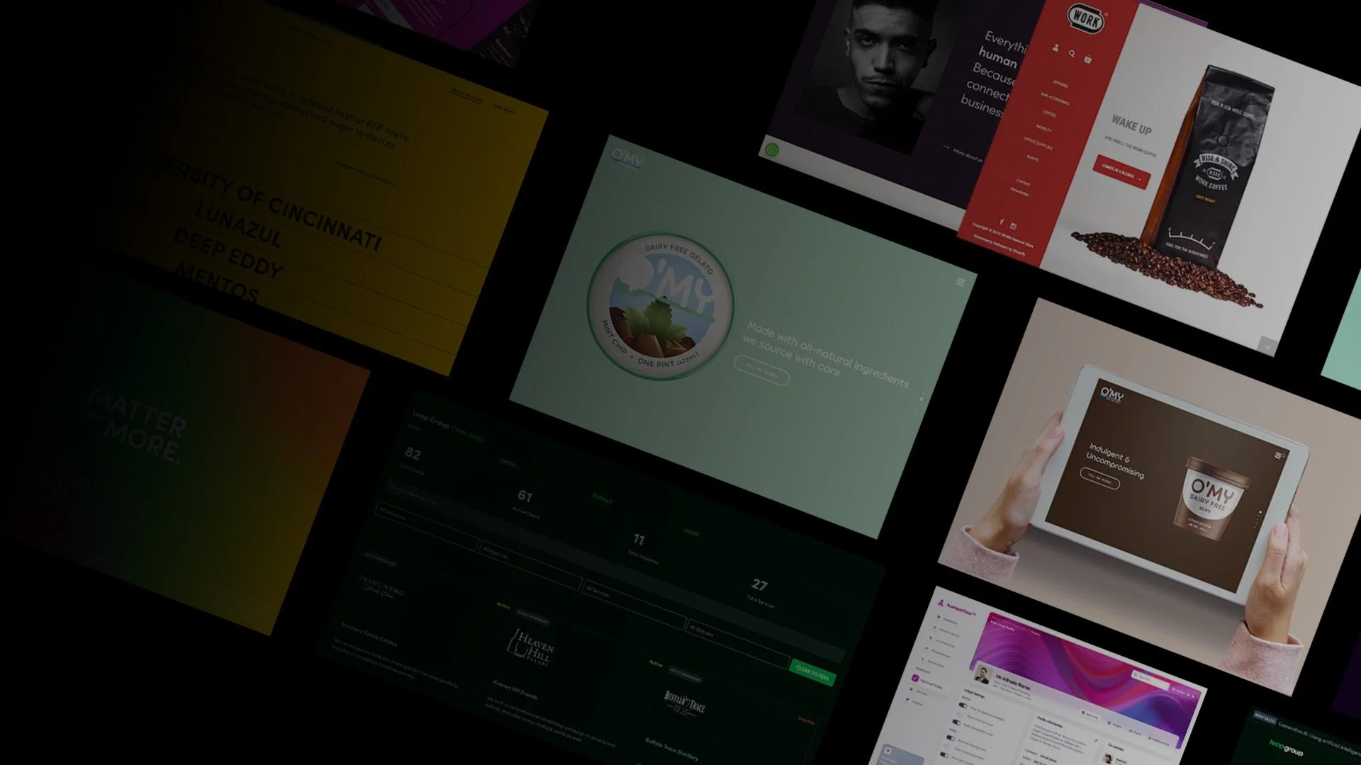 Editorial portfolio hero