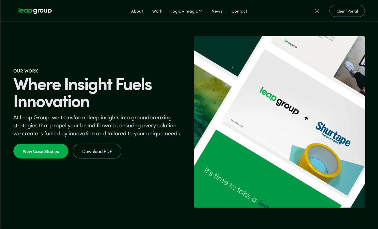 Where Insight Fuels Innovation — Leap Group data and innovation section